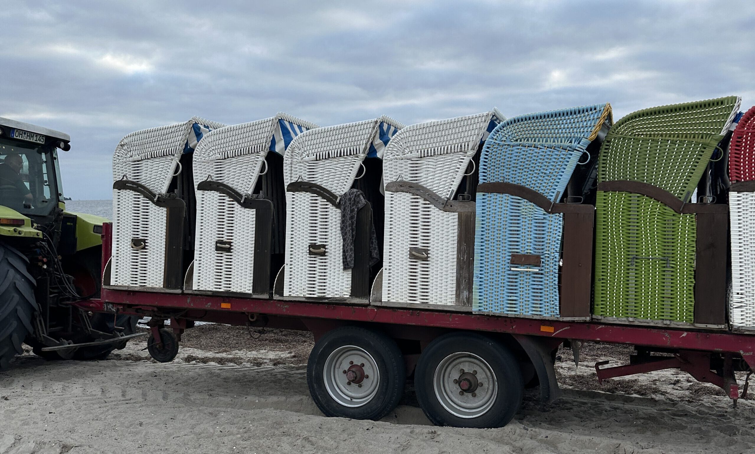 Transport und Einlagerung von Strandkörben