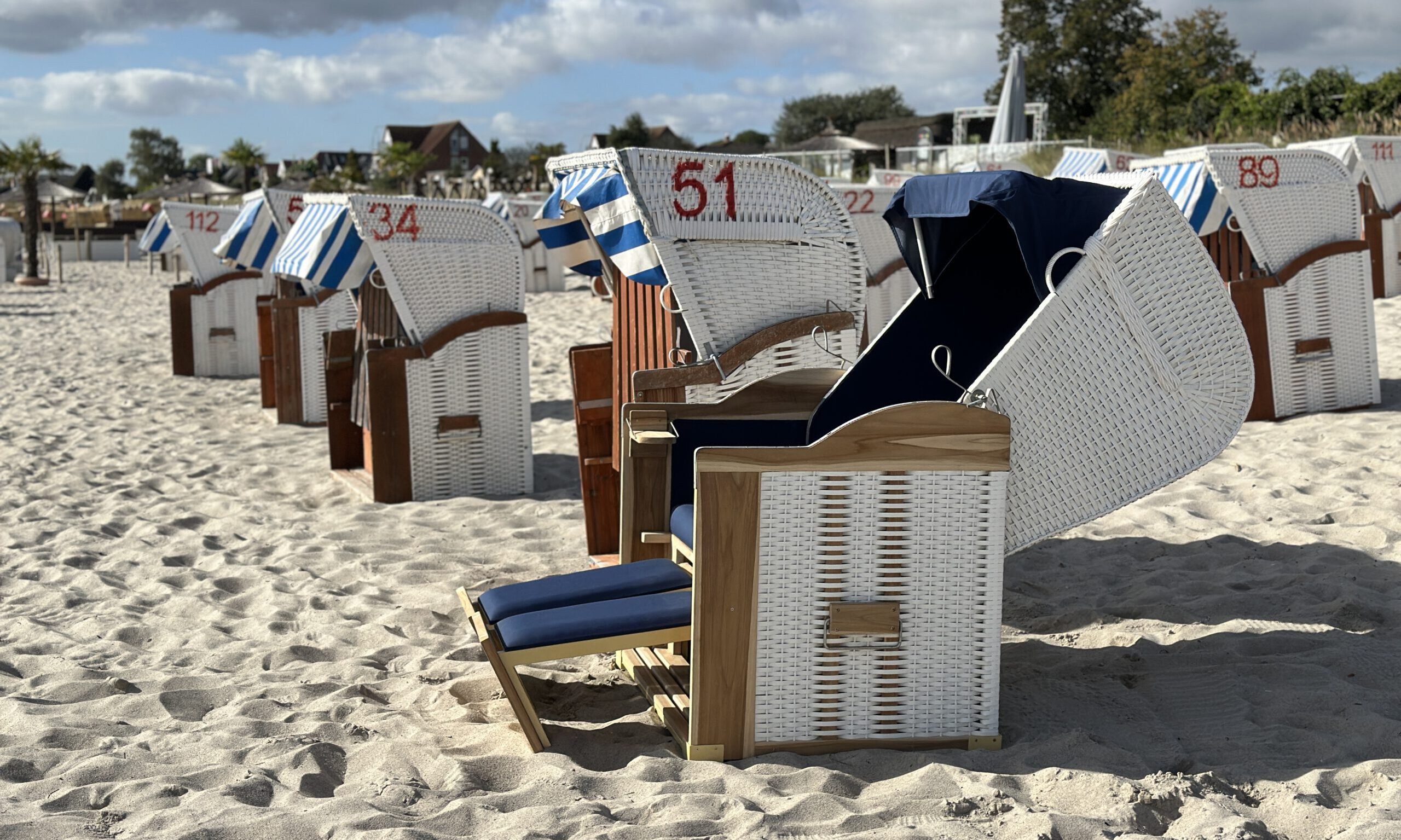 Strandkorb direkt von der Ostsee Vermietung